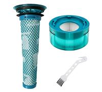 Filtres de Rechange pour Dyson V10 Konical / V10 Konical + Auto-empty Dok | pour V10 Optic+Auto Empty Dok Filter, Lavables Réutilisables,1 Post-Filtres HEPA, 1 Pré-Filtres,1 Brosse de Nettoyage