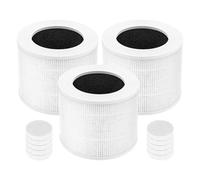 Filtres De Remplacement 3 Pièces, Compatibles For LEVOIT Core Mini N85R, Purificateur D'air 3-en-1 Filtre À Air H13