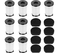 Filtres de remplacement compatibles avec les aspirateurs Handy Force 2761 et 2759, comprend 8 filtres + 8 filtres en mousse
