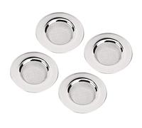 Filtres de vidange en acier inoxydable 4 pièces crépines d'évier de cuisine de haute qualité écrans de maille d'égout de salle de bains portables pour cuisine salle de bains