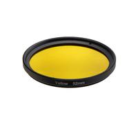 Filtres d'objectif colorés pour appareil photo reflex numérique,disponible en rouge,jaune,vert,bleu,orange,rose,violet,toutes tailles,pour Nikon,Sony - Type YELLOW-58mm
