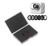 Filtres D'objectif de Caméra pour Insta360 GO3, Kit de Filtre D'objectif en Verre Optique ND, Accessoires de Caméra d'action à Revêtement Multicouche (ND16)