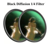 Filtres d'objectif photo Black Mist 1/4 Black Soft 49 52 55 58 62mm 67mm 72mm 77mm 82mm pour objectifs d'appareil photo Canon Nikon Sony Black