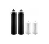 Filtres Eau Rechange Lot 4, Compatible Plupart Marques, 2 Charbon Actif 2 Défluoration