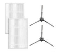 Filtres et brosses latérales pour ILIFE V20, pour Vyzzle D10 Optimisez vos performances d'aspirateur robotique (A)