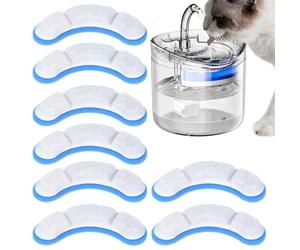 Filtres Fontaine - Pack de Rechange Triple Action | Filtration Fontaine Animaux | Filtres Charbon Activé Absorption Odeurs, Multicouche Distributeur Eau Chiots, Usage Intérieur Maison
