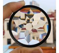 Filtres for Appareil Photo kaléidoscope, 49mm 52mm 55mm 58mm 67mm, Accessoires de Photographie, Prisme filtrant (Size : 55mm Adapter, Color : 58mm Kaleidoscope)