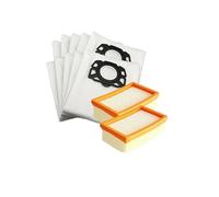 Filtres For Sacs À Poussière, Compatibles Avec Les Aspirateurs Karcher, MV4, MV5, MV6, WD4, WD5, WD6, Accessoires Et Pièces De Rechange(6pcs 1set)