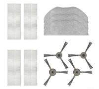 Filtres HEPA de rechange et accessoires pour aspirateur robot Erabros PRO LS1, comprend des chiffons de nettoyage et des brosses à bords