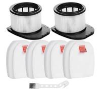 Filtres IZ400/IZ420 compatibles avec les aspirateurs sans fil Shark Stratos DuoCleann IZ400UK IZ400UKT IZ420UK IZ420UKT - 2 post-filtres, 4 filtres en mousse et feutre