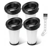 Filtres Lavables, Compatibles For Rowenta, Aspirateur X-pert 3.60 RH6921WO RH6933WO RH6971WO RH6974WO X-Pert 160 RH72xxWO ZR005202.(4 PCS and 1 Brushe)
