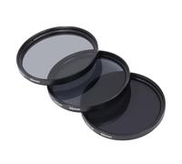 Filtres ND2 ND4 ND8, Ensemble de Filtres ND en Métal - Revêtement Multicouche HD, Anti-surexposition, Anti-Diffusion de la Lumière, Anti-Rayures, Sac de Rangement (55mm)