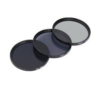 Filtres ND2 ND4 ND8, Ensemble de Filtres ND en Métal - Revêtement Multicouche HD, Anti-surexposition, Anti-Diffusion de la Lumière, Anti-Rayures, Sac de Rangement (62mm)