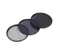 Filtres ND2 ND4 ND8, Ensemble de Filtres ND en Métal - Revêtement Multicouche HD, Anti-surexposition, Anti-Diffusion de la Lumière, Anti-Rayures, Sac de Rangement (77mm)