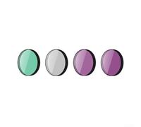 Filtres optiques pour DJI Action 6 conçus pour améliorer l'imagerie avec des matériaux pour des performances extérieures fiables (ensemble de 4 pièces)