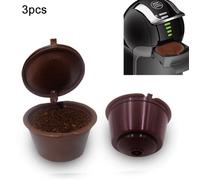 Filtres Passoire de cuisine 3 PCS Dolce Gusto Capsules réutilisables Shell Nestle Capsule remplissage type filtre à café couleur