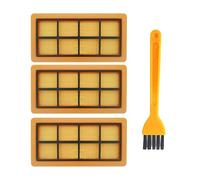 Filtres Plats Plissés For Aspirateur À Cendres, Compatibles Avec Kärcher, 6.415-953.0/AD2 Battery/AD3/AD4 Premium/AD3.000/AD3.200(3PCS)