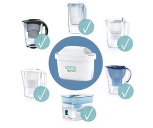 Filtres pour carafe filtrante BRITA MX+ Pro - Lot de 6 - Multicolore
