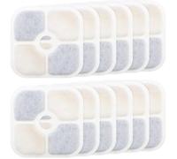 Filtres pour fontaine à eau pour animaux, lot de 12, compatibles avec la fontaine à eau pour chats Catit PIXI 43717, accessoires p
