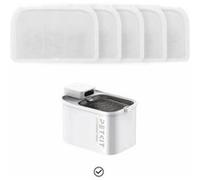 Filtres pour fontaine à eau pour Chat et Chien, 5 pièces à Utiliser sur les modèles EVERSWEET MAX Blanc