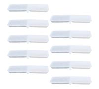 Filtres pour Fontaine à Eau pour Chats, Charbon Actif Résine, 10 Pièces | Remplacement Facile en Intérieur, Capture Poils Saletés et Résidus Alimentaires, Blanc
