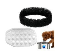 Filtres pour Fontaine à Eau pour Chats, Recharge de Filtration précise et Anti-bourrage | Remplacement de Filtre pour fontaines d'eau | pour fontaines d'abreuvoir intérieur ou extérieur et