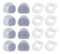 Filtres pour fontaines à eau pour chats, pré-éponges et filtres à charbon de rechange, compatibles avec les fontaines Petsafe Drinkwell, fontaines Avalon Pagoda Seascape Seaside, lot de 8 + 8 À propos