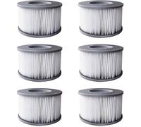 Filtres pour spa gonflable - Lot de 6 pièces - Version améliorée - 120 filtres à cartouche plissée