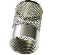 Filtres pour tuyaux, Filtre de pompe à eau en acier inoxydable - d'aspiration for tuyau for nettoyeur haute pression et irrigation jardin, 1 pièce avec couvercle maille filetée femelle(3/4")
