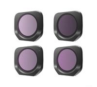 Filtres UV ND CPL à cadre métallique pour Insta360 LunaPro (C) | Lot de 4 pièces comprenant ND8, ND16, ND32, CPL ; magnétique pour un design encliquetable ; améliore le contrôle de