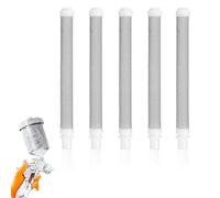 Filtres Wagner Airless Peinture, Lot De 5, Cartouches Filtrantes pour Pistolet À Peinture Airless en Acier Inoxydable, Maille 60, Résistantes À La Corrosion, Installation Facile - 100 Mm, Idéales Pou