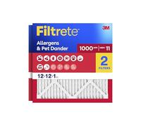 Filtrete – Filtre à air – MPR 1000 Micro allergènes Défense AC – 12 x 12 x 1 – Pack de 2