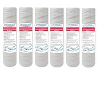Filtri Acqua Italia Lot de 6 cartouches filtrantes filtrantes enroulées 10' 20 microns