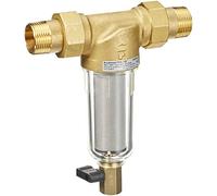 FILTRO CON LAVADO MANUAL Y VASO TRANSPARENTE - 1" - TMAX 40ºC - PE 16 BAR - MALLA 105/135 MICRAS - FF06-1AA