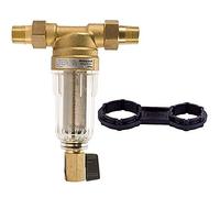 FILTRO CON LAVADO MANUAL Y VASO TRANSPARENTE - 3/4" - TMAX 40ºC - PE 16 BAR - MALLA 105/135 MICRAS - FF06-3/4AA