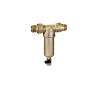 FILTRO CON LAVADO MANUAL Y VASO TRANSPARENTE - 3/4" - TMAX 80ºC - PE 25 BAR - MALLA 105/135 MICRAS - FF06-3/4AAM