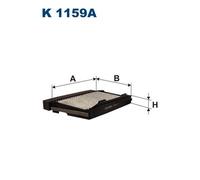 FILTRON K 1159A Filtre, air de l'habitacle pour SAAB