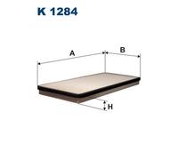 FILTRON K 1284 Filtre, air de l'habitacle pour DAF,OPTARE,PLAXTON,VAN HOOL,VOLVO