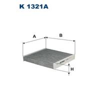 FILTRON K 1321A Filtre d'habitacle - pour VÉHICULE DE TOURISME + UTILITAIRES