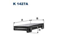 FILTRON K 1427A Filtre, air de l'habitacle pour DAF,TATRA