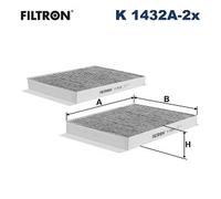 FILTRON K 1432A-2x Filtre, air de l'habitacle pour MERCEDES-BENZ