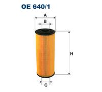 FILTRON OE 640/1 Filtre à huile pour AUDI,FORD,MULTICAR,SEAT,SKODA,VW