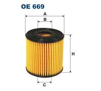 FILTRON OE 669 Filtre à huile pour NISSAN