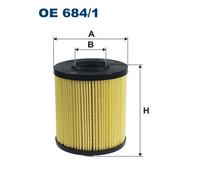 Filtre à huile Cartouche filtrante OE 684/1 FILTRON pour OPEL RENAULT