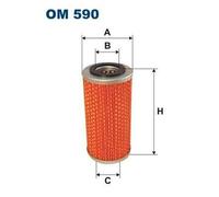 FILTRON OM 590 Filtre à huile pour SKODA 110 Coupe 110 pour MG Metro Schrägheck