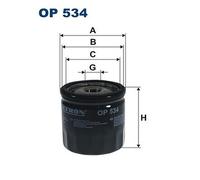 FILTRON OP 534 à Huile pour Étui IH, Chery , Chrysler, Dodge, Gaz, Jeep, Neuf