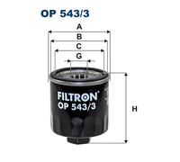 FILTRON OP 543/3 Filtre à huile pour FORD