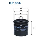 FILTRON OP 554 Filtre à huile pour CITROËN,PEUGEOT,TALBOT