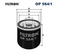 FILTRON OP 564/1 Filtre à huile pour CHEVROLET,DAEWOO,RAVON,UZ-DAEWOO