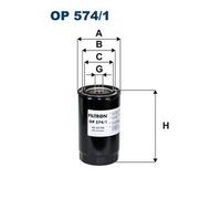 FILTRON OP 574/1 Filtre à huile pour VW LT 28-35 I Kastenwagen (281-363)
